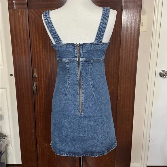 Reformation Denim Mini Dress - Picture 4 of 5